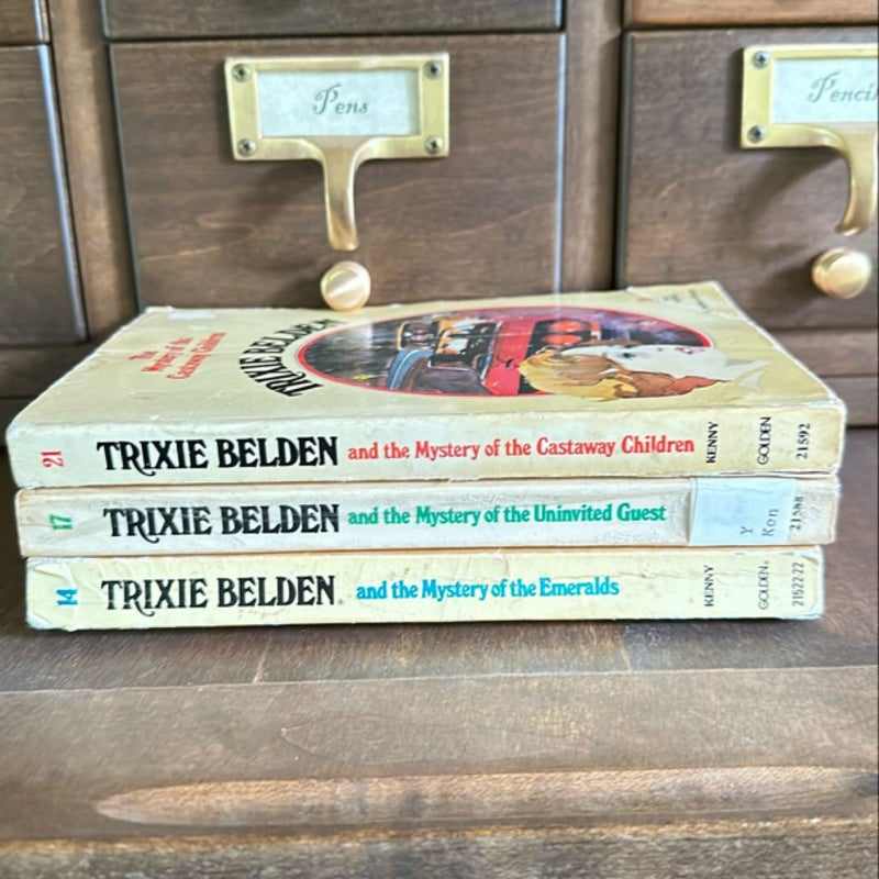 Trixie Belden - set of three