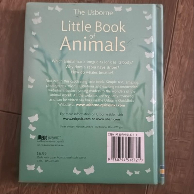 The Usborne Little Book of Animals