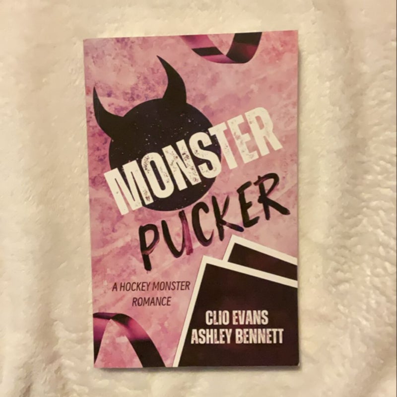 Monster Pucker: a MMF Monster Hockey Romance (signed and personalized)