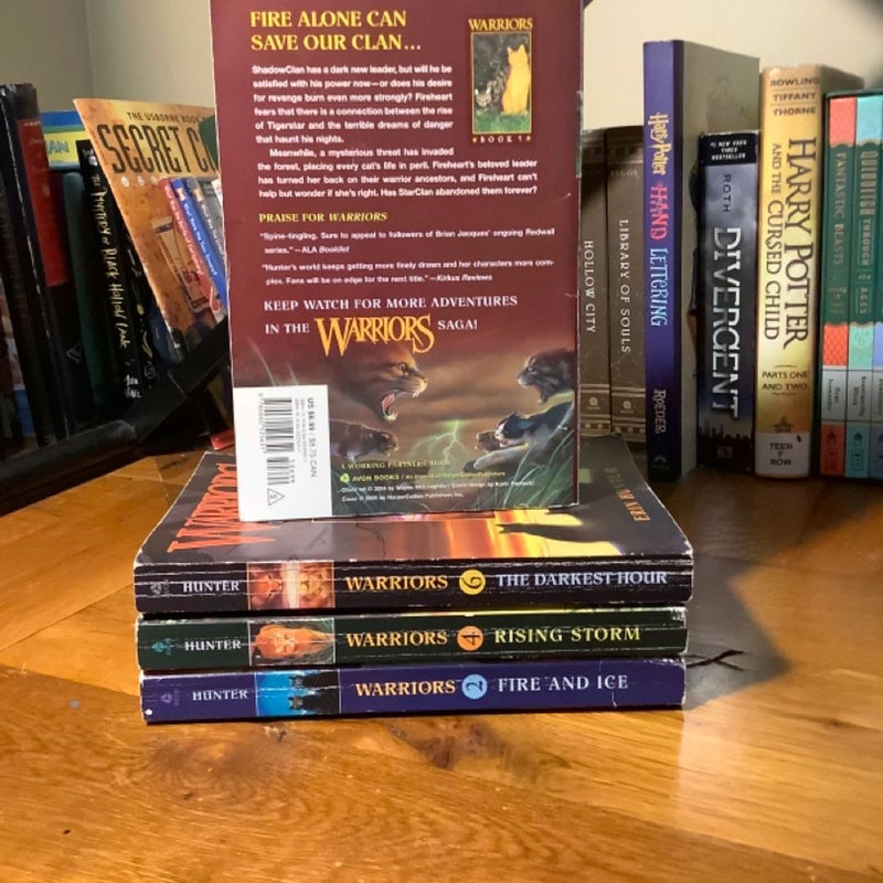 Warriors: Into the Wild books 2, 4, 5, 6