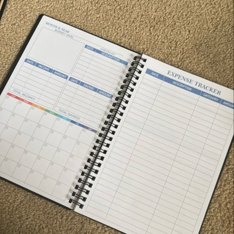 Undated Budget Planner