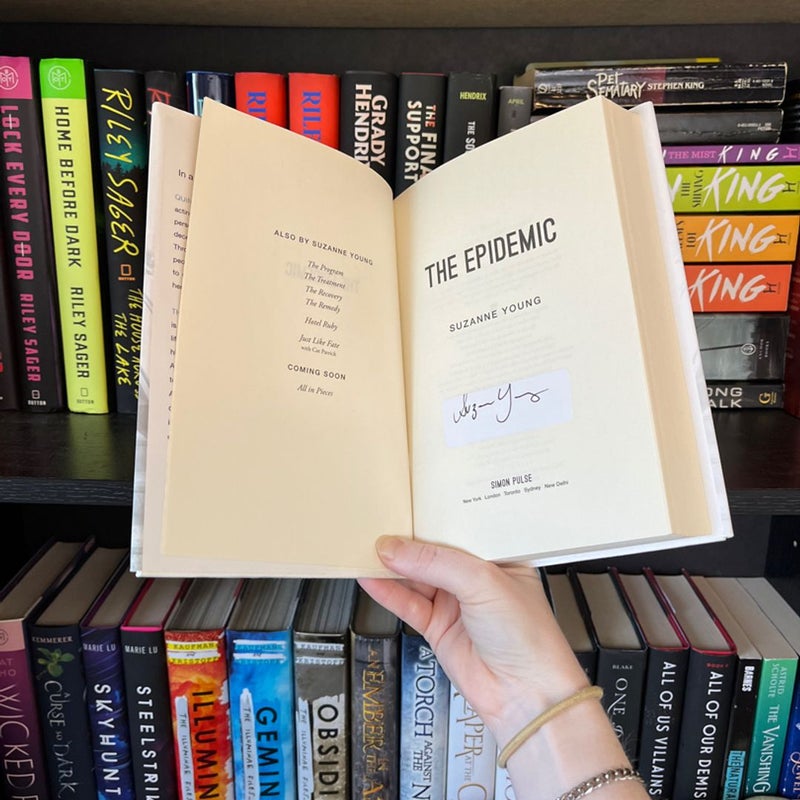 The Epidemic (signed book plate)