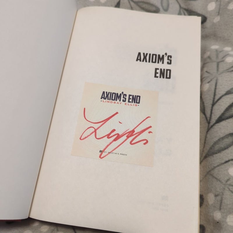 Axiom's End - Signed Bookplate