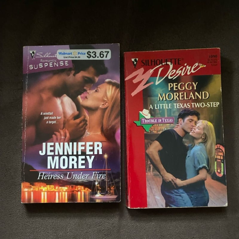2 Silhouette Romance Paperback Books