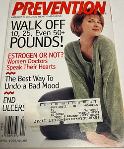 Prevention Magazine ! Walk Off 10,25, Even 50 Pounds April 1995