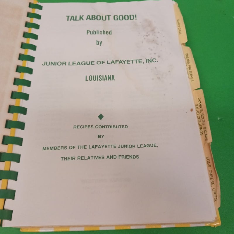 Talk About Good! Le Livre de la Cuisine de Lafayette