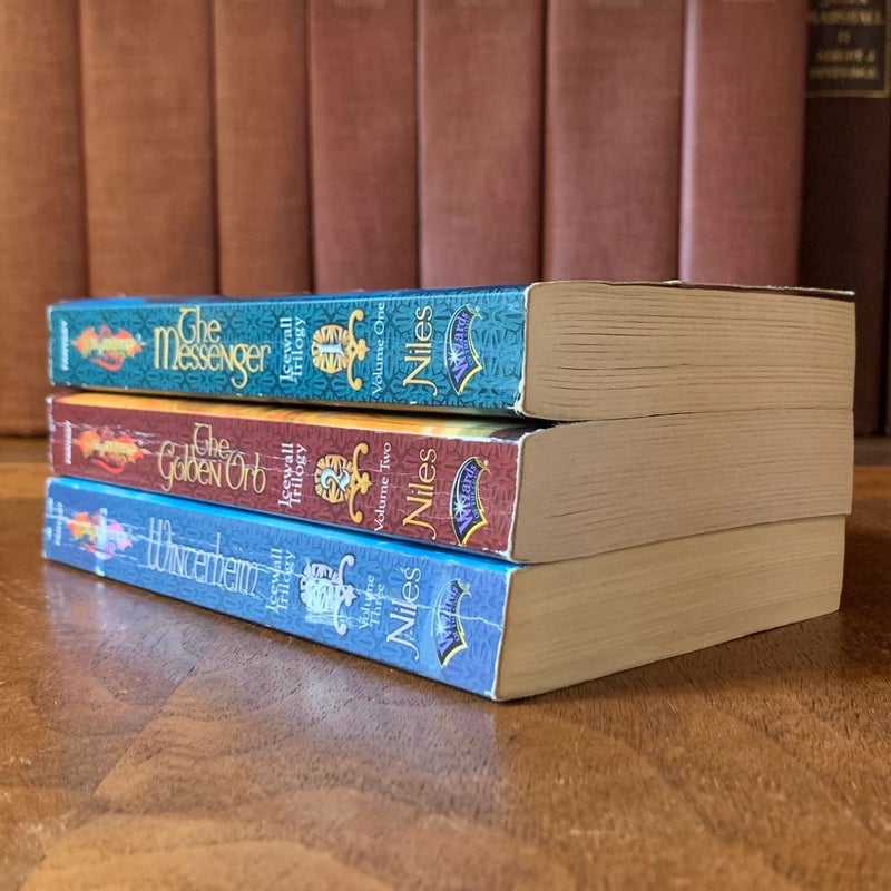 DragonLance: The Icewall Trilogy: The Messenger, The Golden Orb, Winterheim, All First Edition First Printing