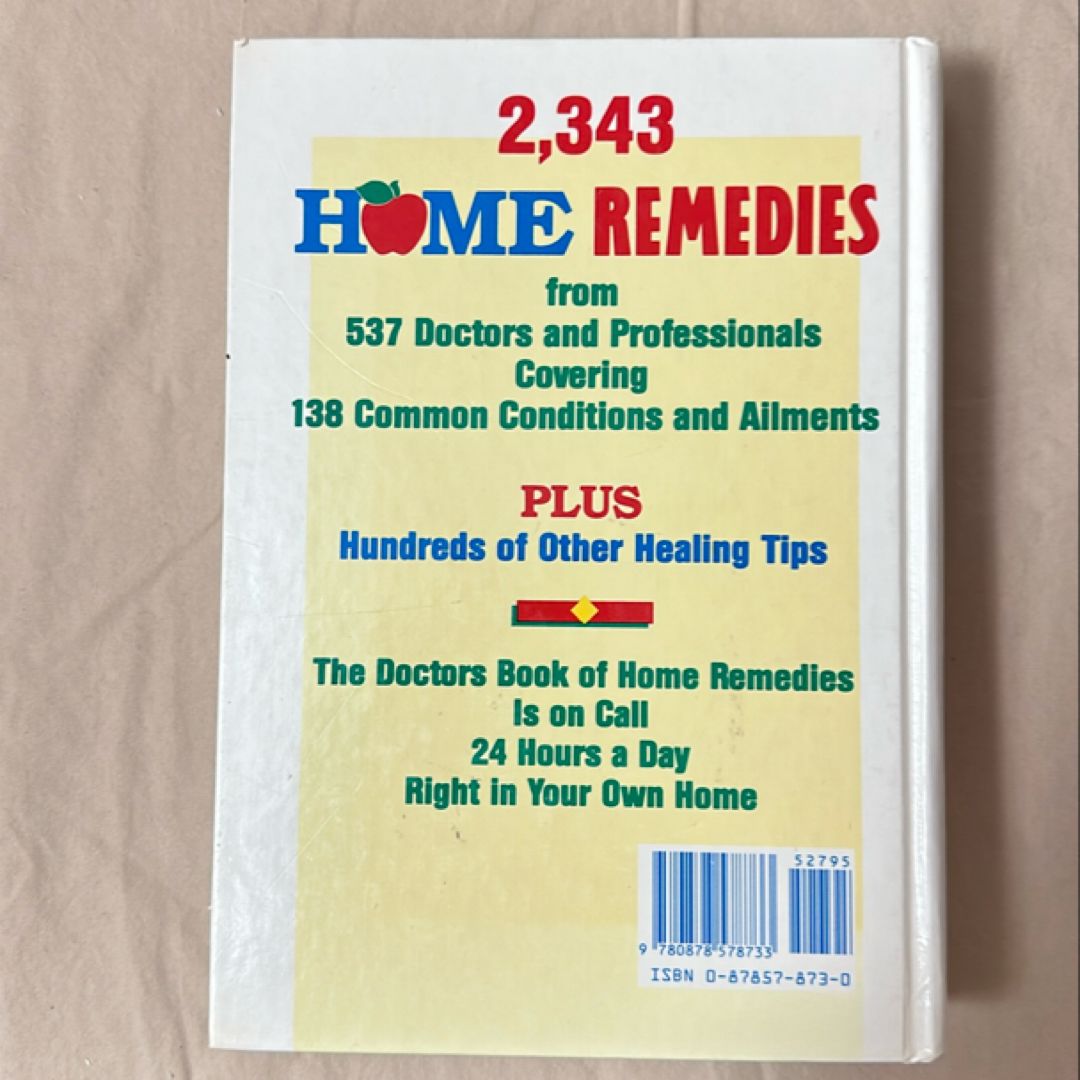 The Doctor's Book Of Home Remedies For Dogs And Cats Hardcover By Matthew Hoffman - 1996