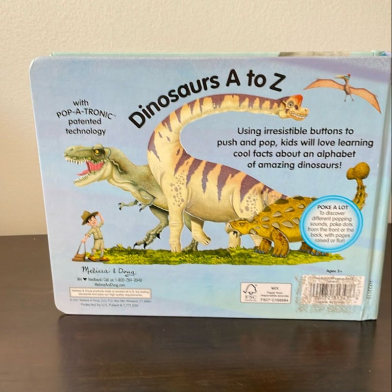 Poke a dot dinosaurs from a to z