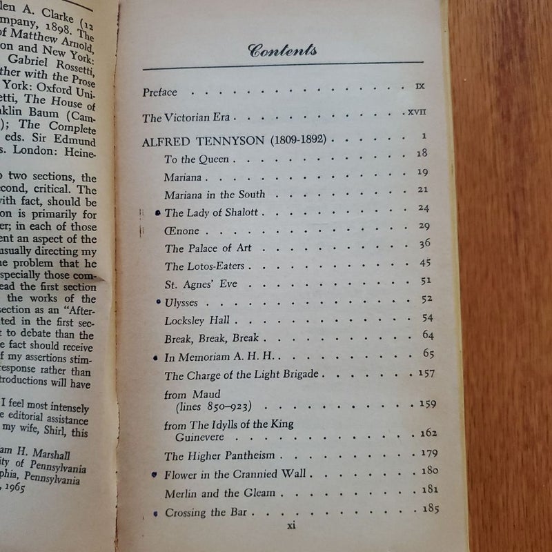 The Major Victorian Poets