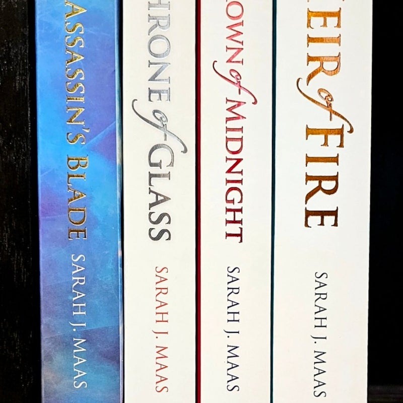 Throne of Glass  *oop UK paperback-complete set*