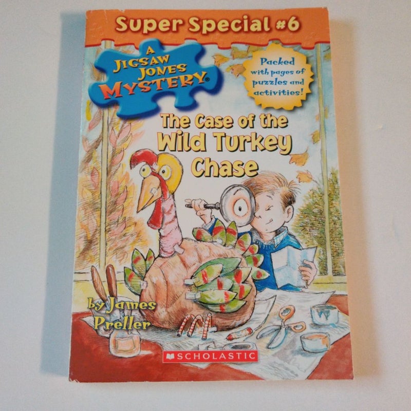 Jigsaw Jones Super Special #6 The Case Of The Wild Turkey Chase