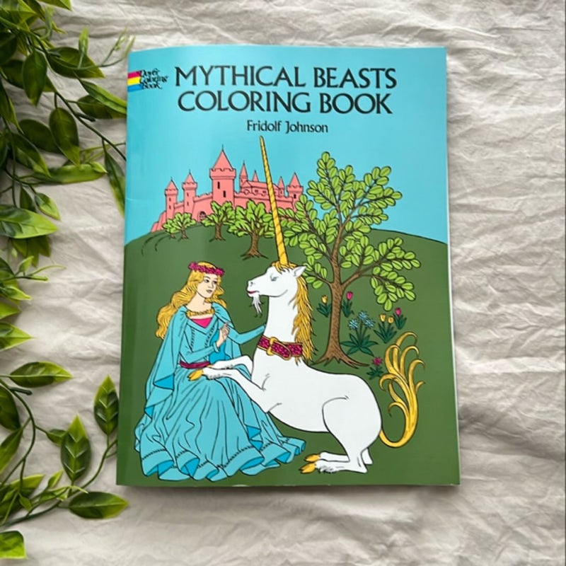 Mythical Beasts Coloring Book