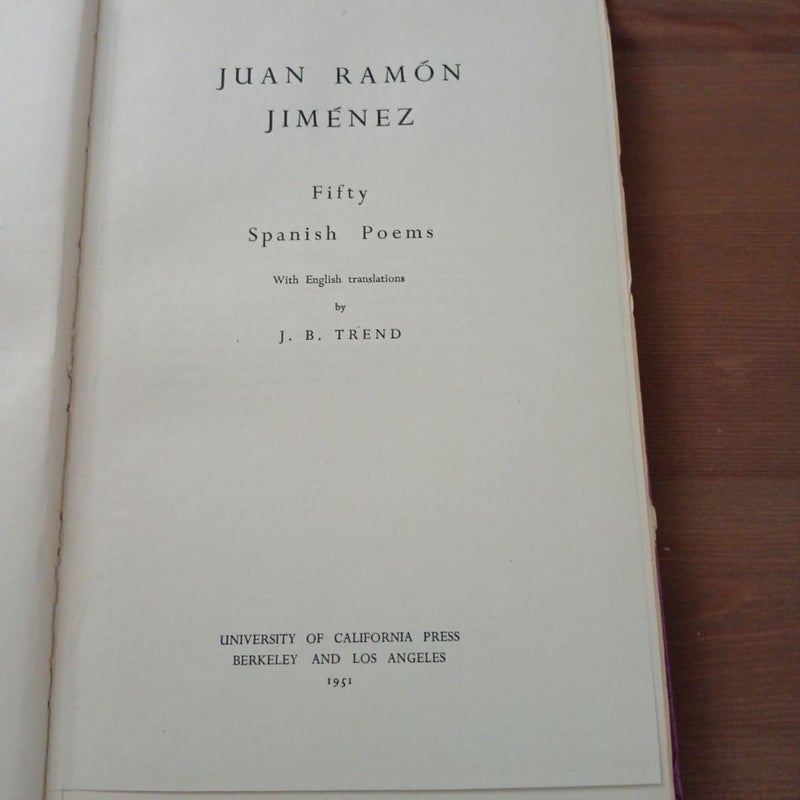 Fifty Spanish Poems