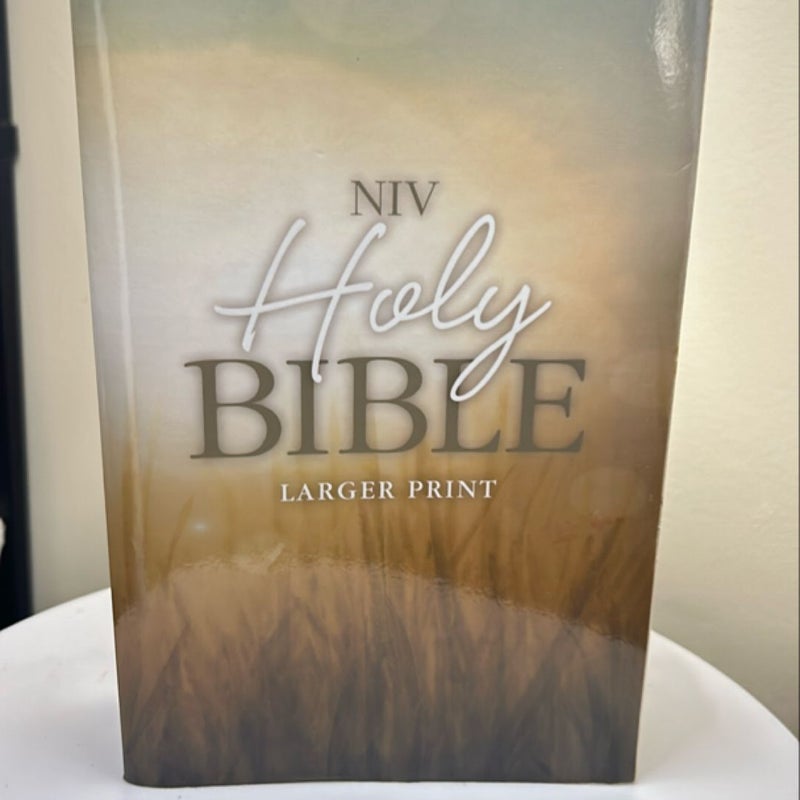 NIV, Holy Bible, Larger Print, Paperback