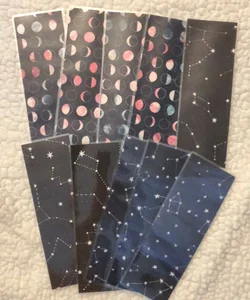 Starry Bookmarks - 10 