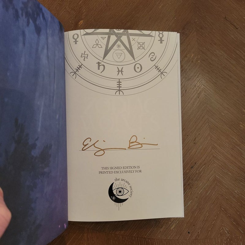 Zodiac Wolves Signed Arcane Society Exclusive Edition Misprint by ...