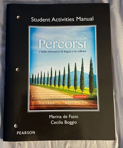 Student Activities Manual for Percorsi Third Edition