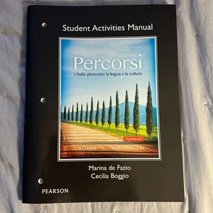 Student Activities Manual for Percorsi
