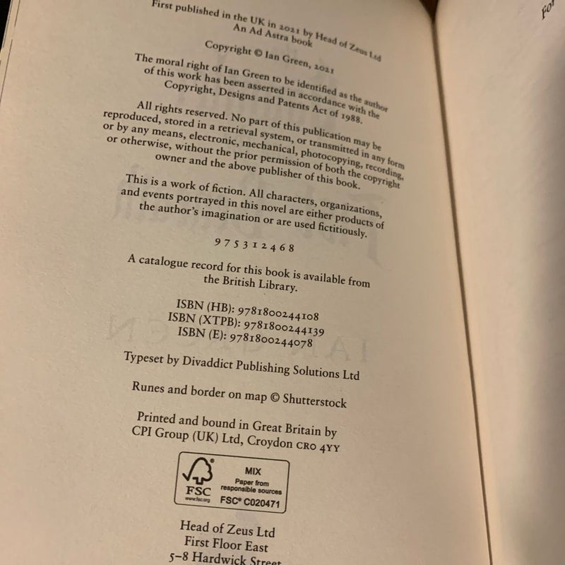 GOLDSBORO The Gauntlet and the Fist Beneath, Signed and 604/1500 Numbered First Edition