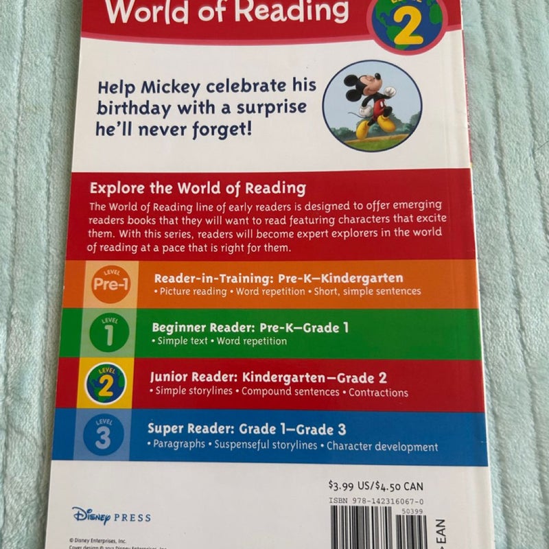 Disney books level one and two