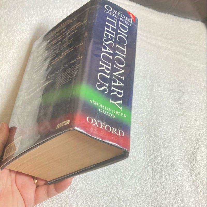 Oxford Large Print Dictionary, Thesaurus, and Wordpower Guide 33
