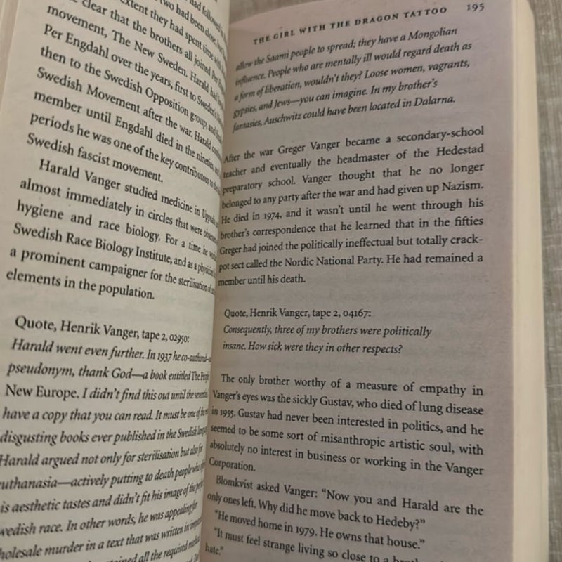 The Girl with the Dragon Tattoo