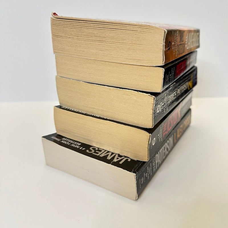James Patterson Book Bundle, 5 books