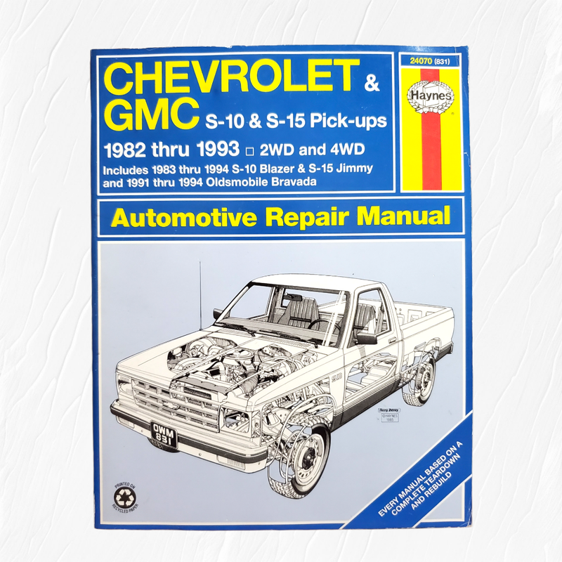 Haynes Repair Manual 24070(831) Chevy GMC Olds Pickups 1982-1994