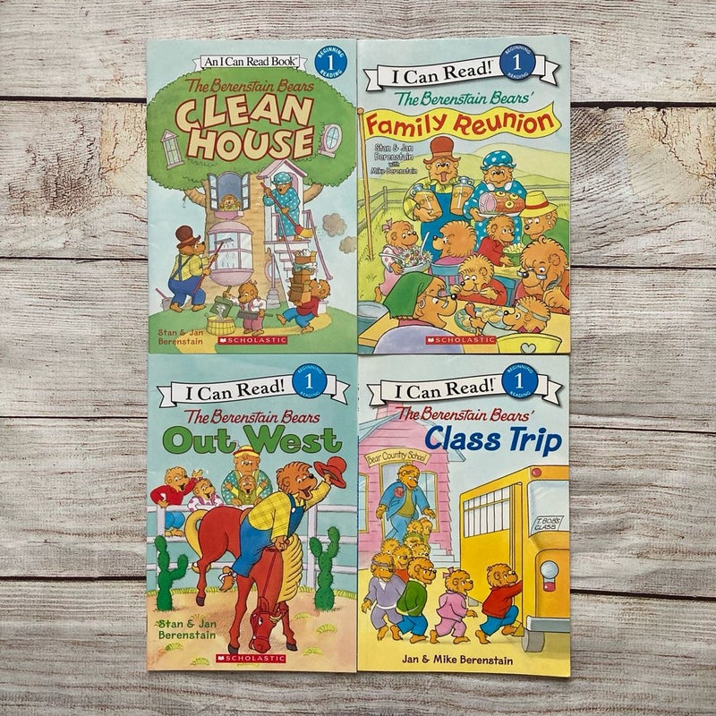 I Can Read Berenstain Bears Paperback Book Bundle