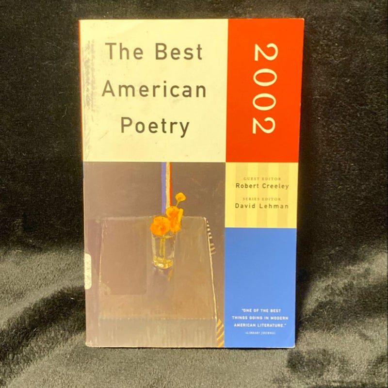 The Best American Poetry 2002