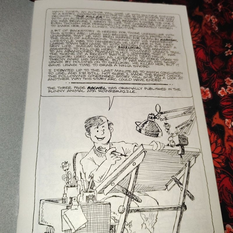 Usagi Yajimbo Sketchbook vol. 4- signed limited edition first edition 
