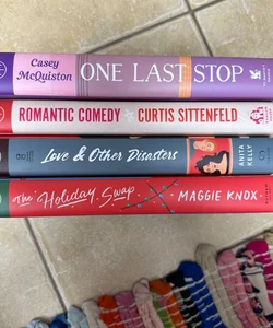 BOOK BUNDLE! One Last Stop, Romantic Comedy, Love & Other Disasters, The Holiday Swap