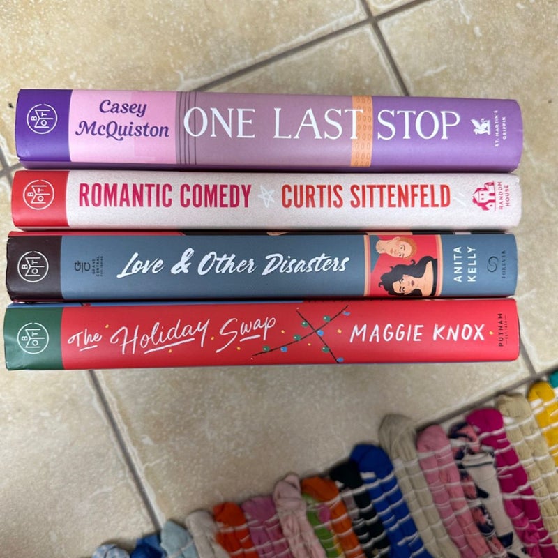 BOOK BUNDLE! One Last Stop, Romantic Comedy, Love & Other Disasters, The Holiday Swap