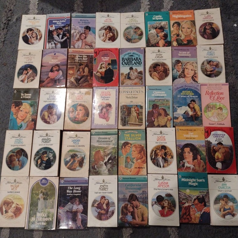 Vintage romance bundle of 40