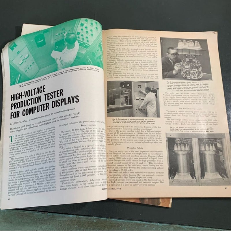 3 "Electronics World" Magazines from 1968 & 1971