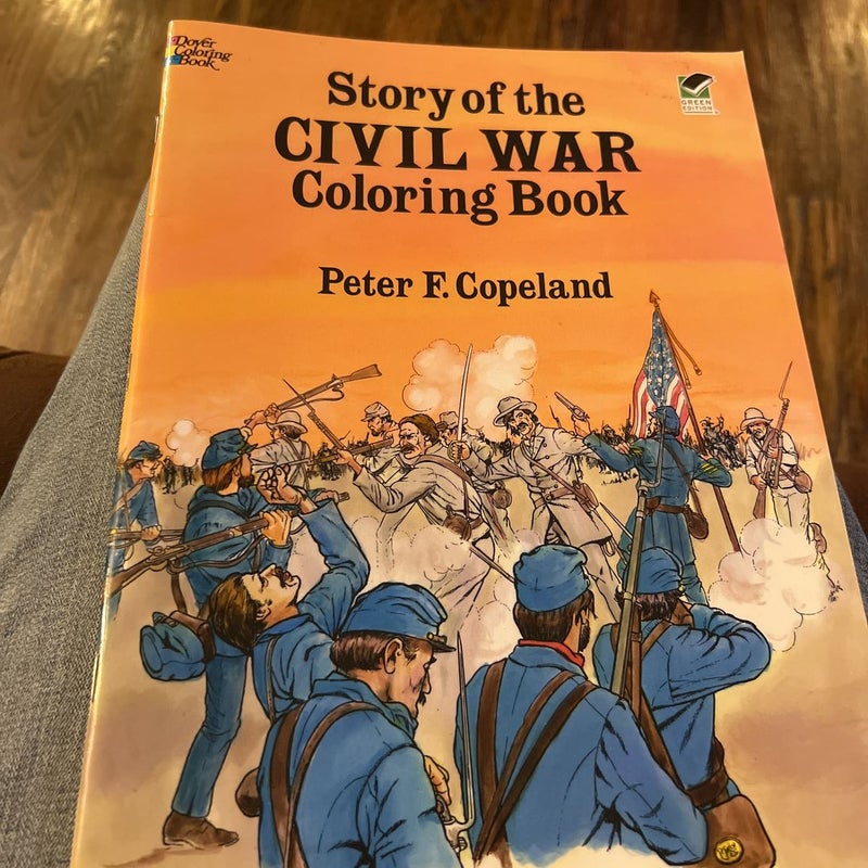 Story of the Civil War Coloring Book