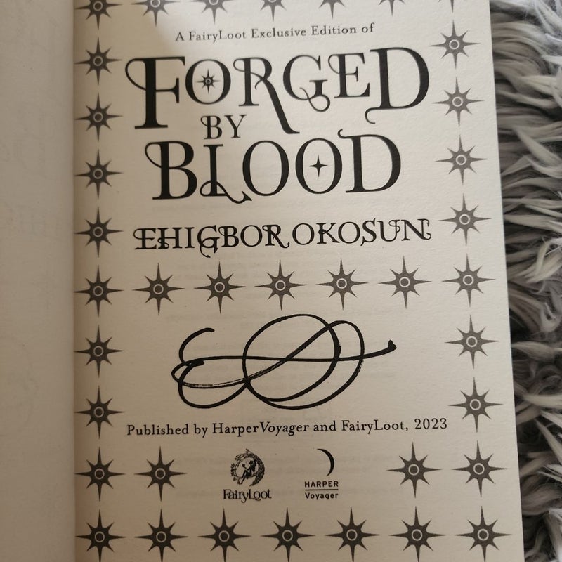 Forged by Blood (Fairyloot edition)