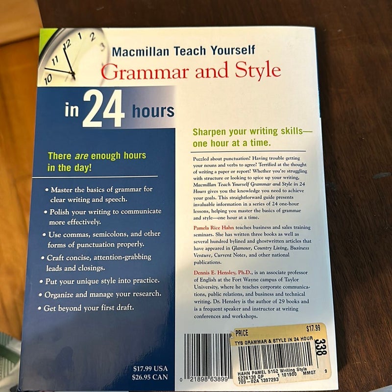 Macmillan Teach Yourself Grammar and Style