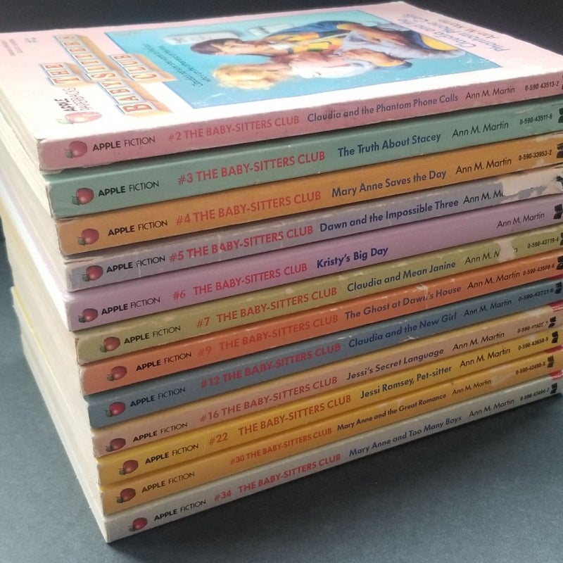 The Babysitters club Books Lot hotsell Of 12 Vintage