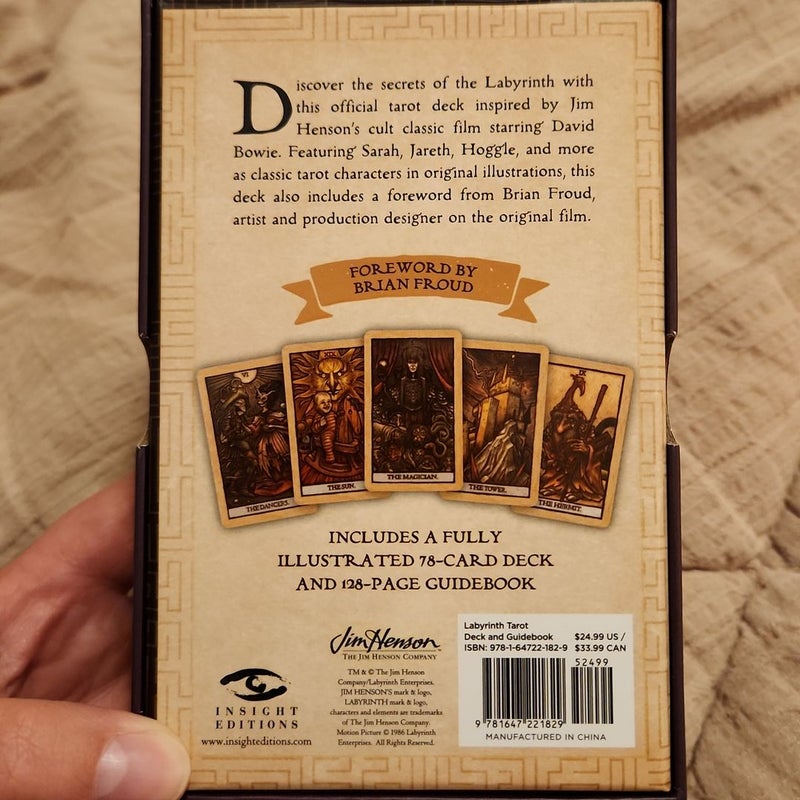 Labyrinth Tarot Deck and Guidebook | Movie Tarot Deck