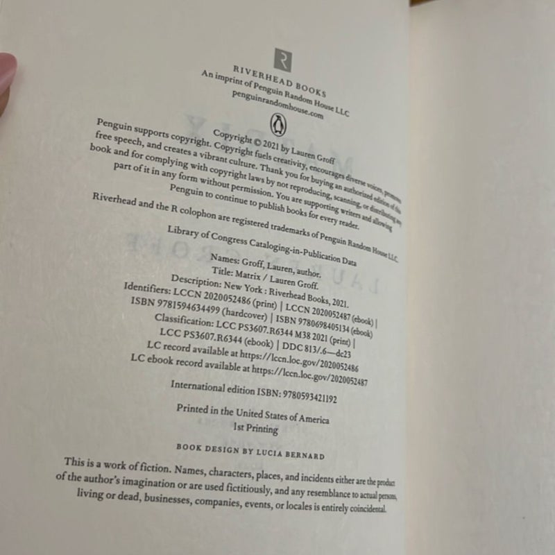 Matrix (FIRST EDITION)