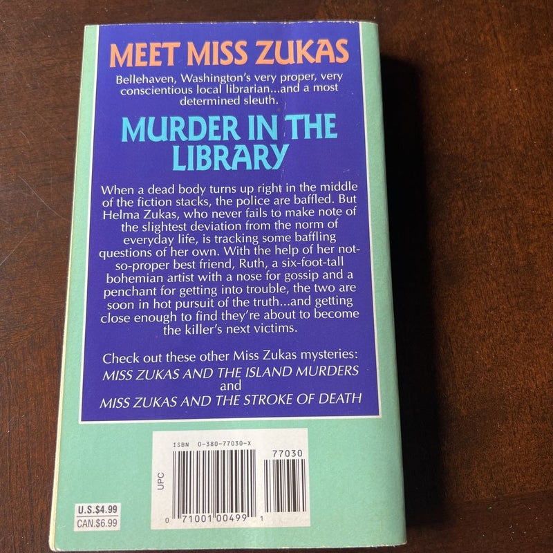 Miss Zukas and the library murders 