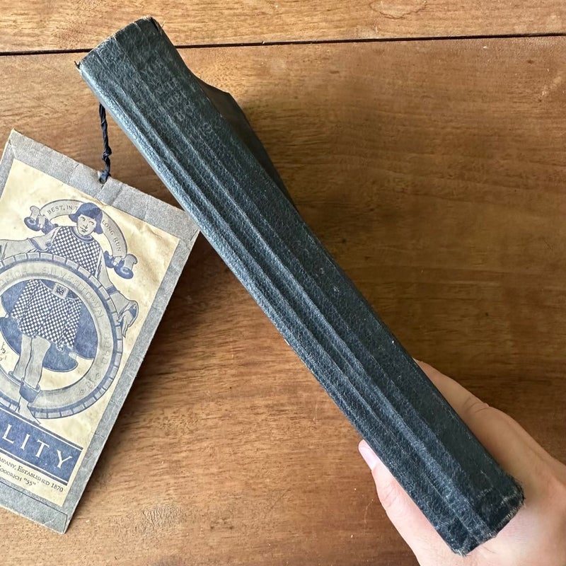 Automobile Blue Book with Original Map Holder