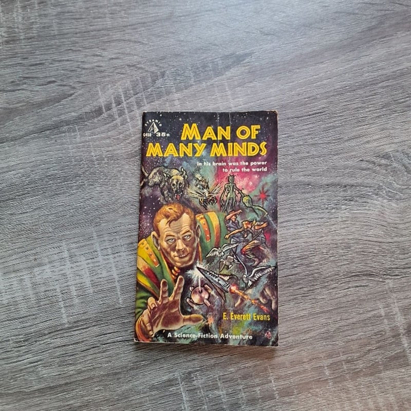 Man of Many Minds By E. Everett Evans 1959 Pyramid Paperback