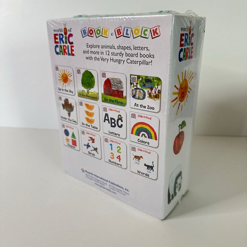 World of Eric Carle Board Book Set, 12 Mini Board Books, NEW