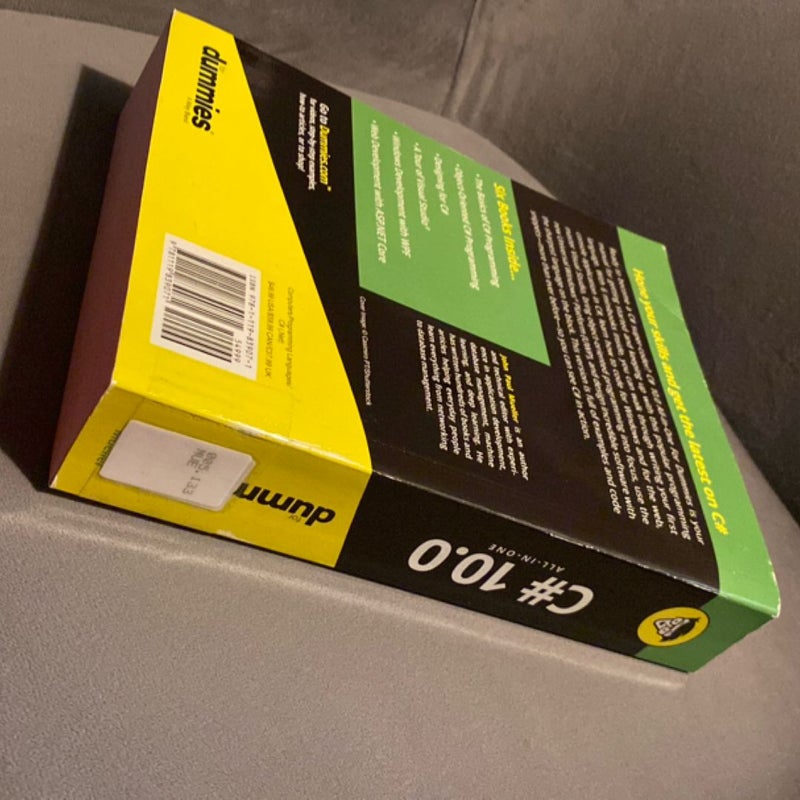 C# 10. 0 All-In-One for Dummies