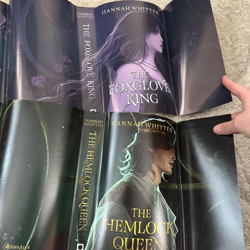 SIGNED Fairyloot Foxglove King and Hemlock Queen