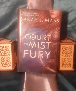 A Court of Mist and Fury - FALLING APART 1ST EDITION EX-LIBRARY HARDCOVER, WITH ORIGINAL COVER ART DUST JACKET