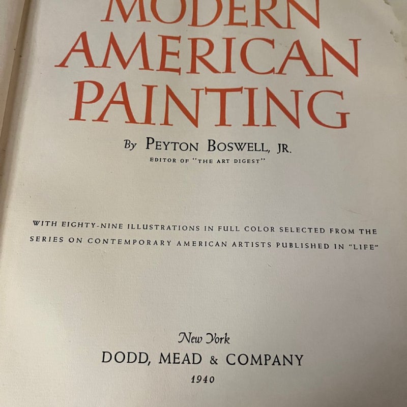 Modern American Painting